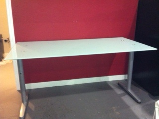 Ikea galant glass top desk deals